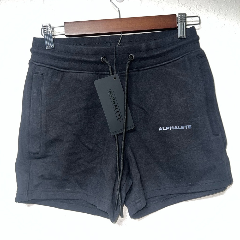Alphalete Black‎ Athletic Shorts with Elastic Waistband and Drawstring